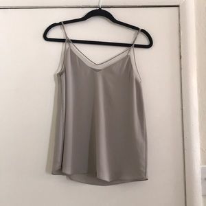 Aritzia mesh gray top